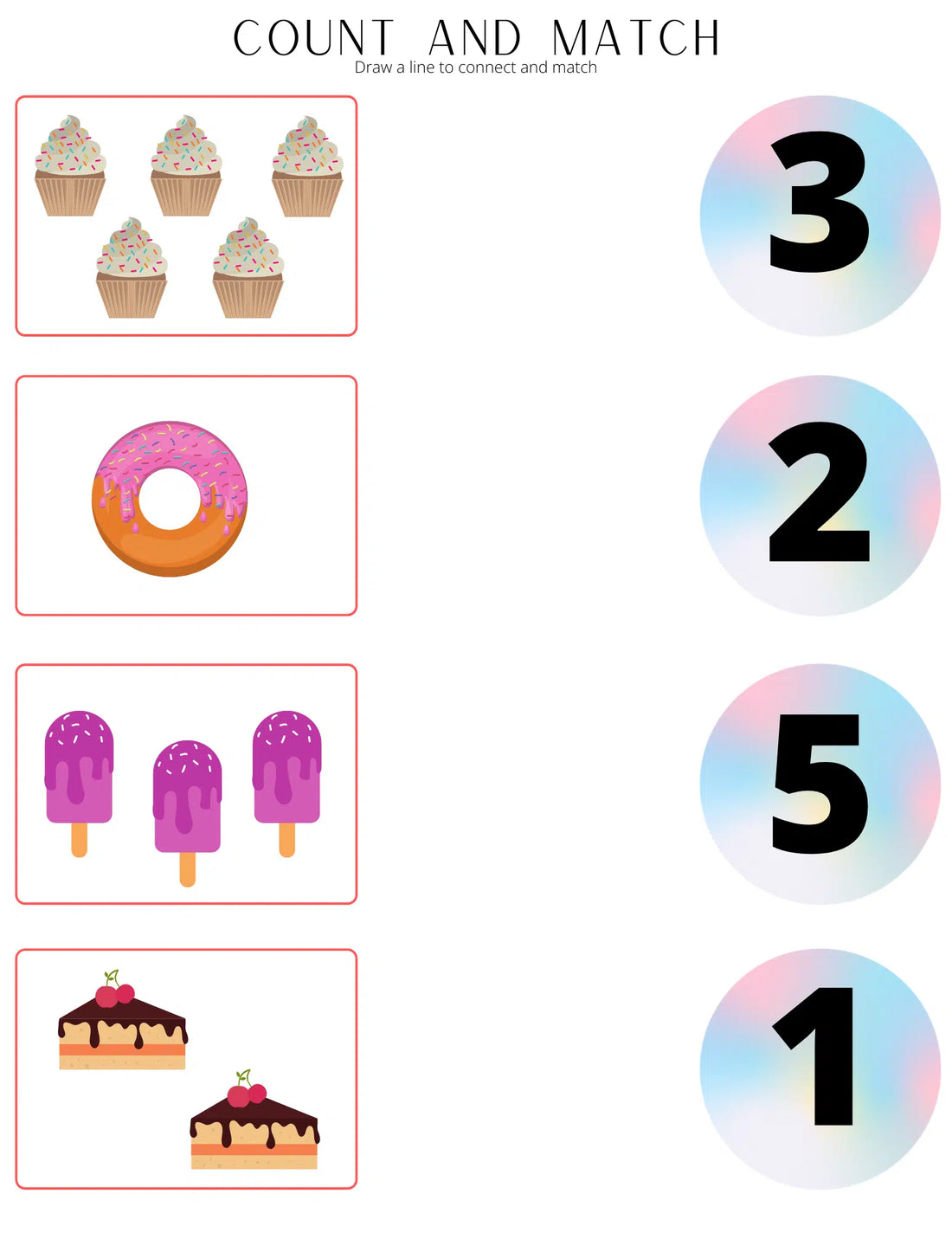 Sample worksheet page